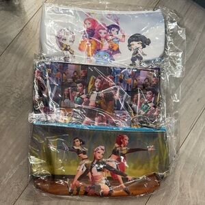 Set of 3 K-Pop zipper pouches